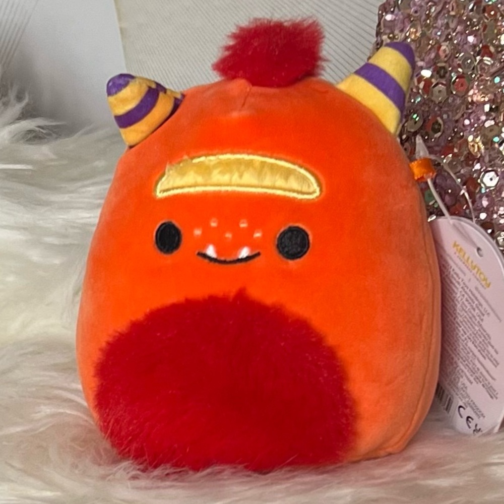 Squishmallows Ernest the Monster 4” NWT